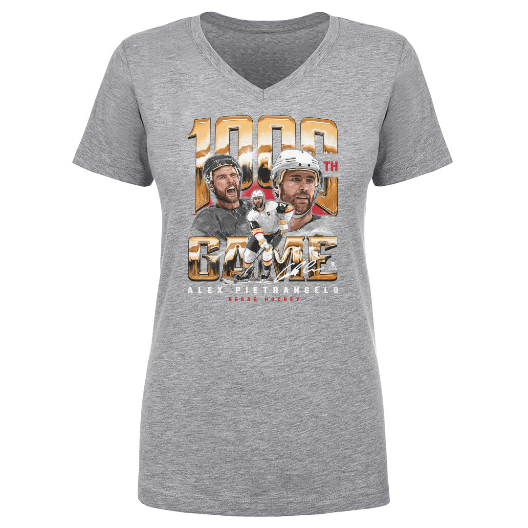 Alex Pietrangelo Women's V-Neck T-Shirt | 500 LEVEL