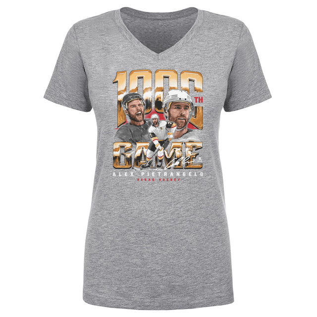 Alex Pietrangelo Women's V-Neck T-Shirt | 500 LEVEL