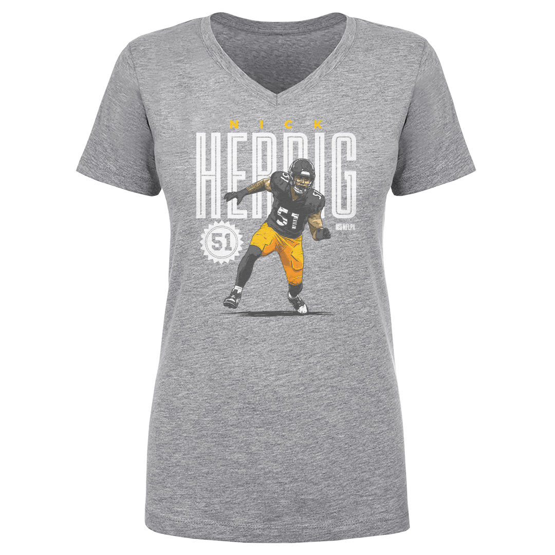Nick Herbig Women's V-Neck T-Shirt | 500 LEVEL