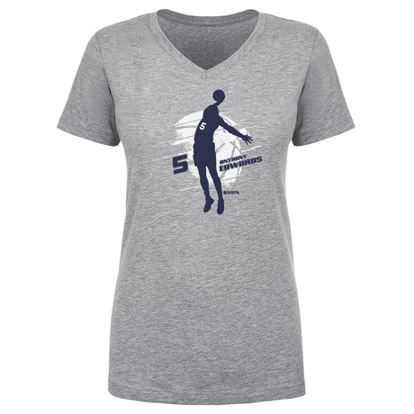Anthony Edwards Women's V-Neck T-Shirt | 500 LEVEL