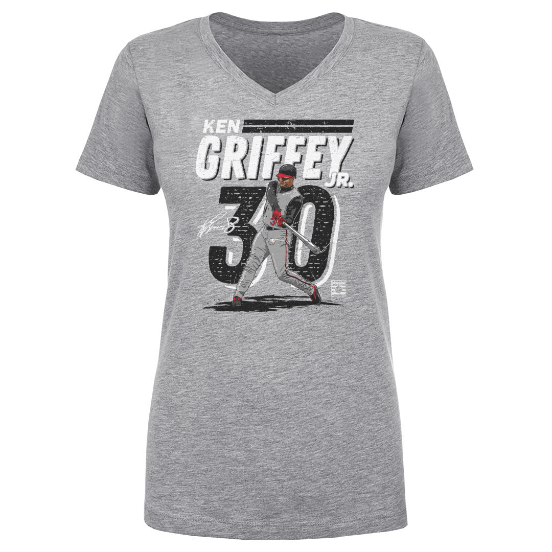 Ken Griffey Jr. Women's V-Neck T-Shirt | 500 LEVEL
