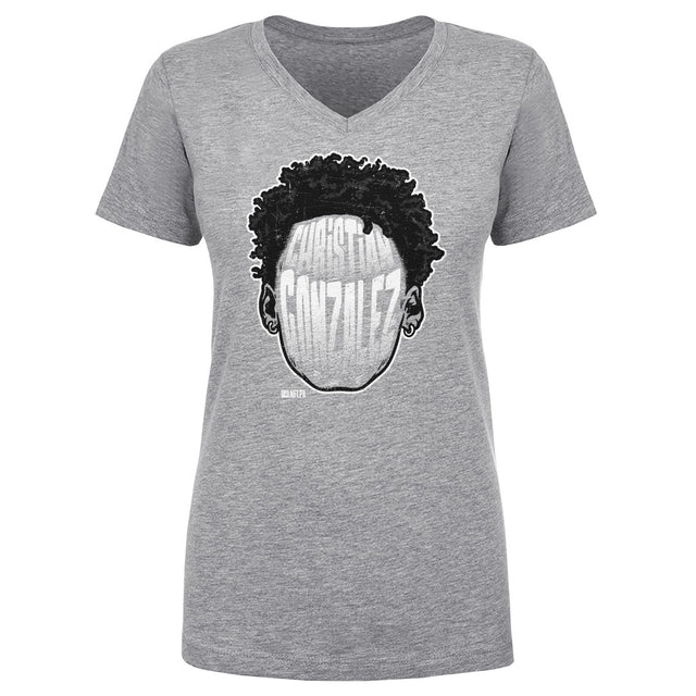 Christian Gonzalez Women's V-Neck T-Shirt | 500 LEVEL