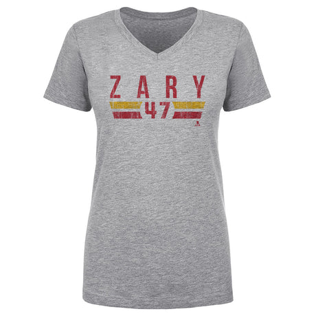 Connor Zary Women's V-Neck T-Shirt | 500 LEVEL