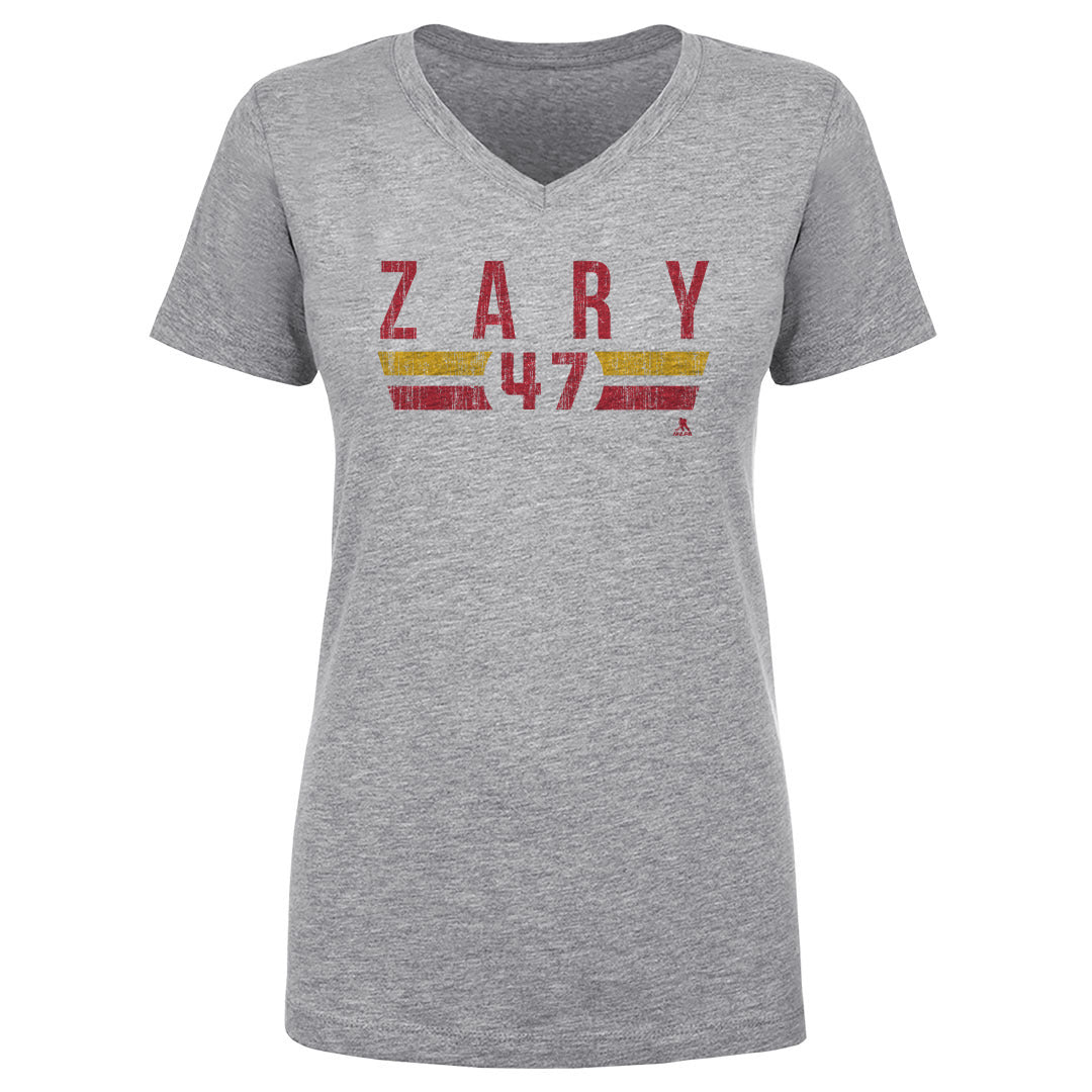 Connor Zary Women&#39;s V-Neck T-Shirt | 500 LEVEL