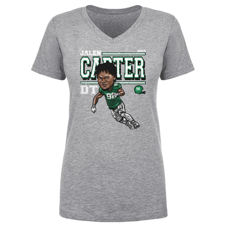 Jalen Carter Women's V-Neck T-Shirt | 500 LEVEL