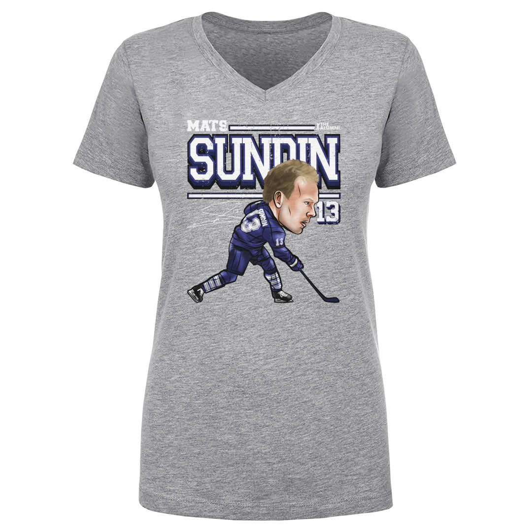 Mats Sundin Women's V-Neck T-Shirt | 500 LEVEL