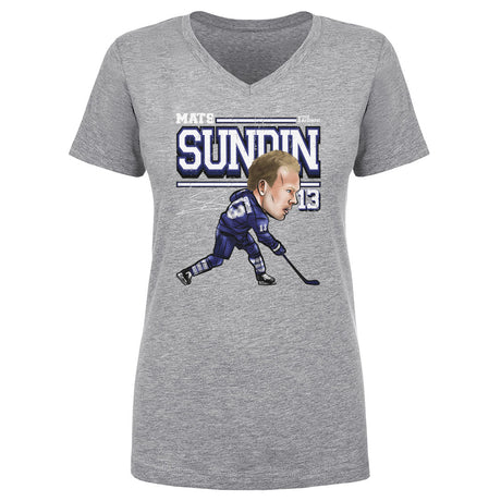 Mats Sundin Women's V-Neck T-Shirt | 500 LEVEL