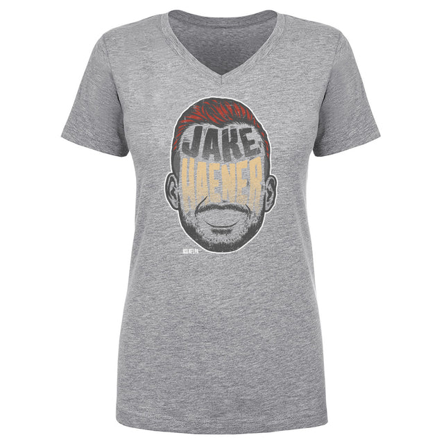 Jake Haener Women's V-Neck T-Shirt | 500 LEVEL
