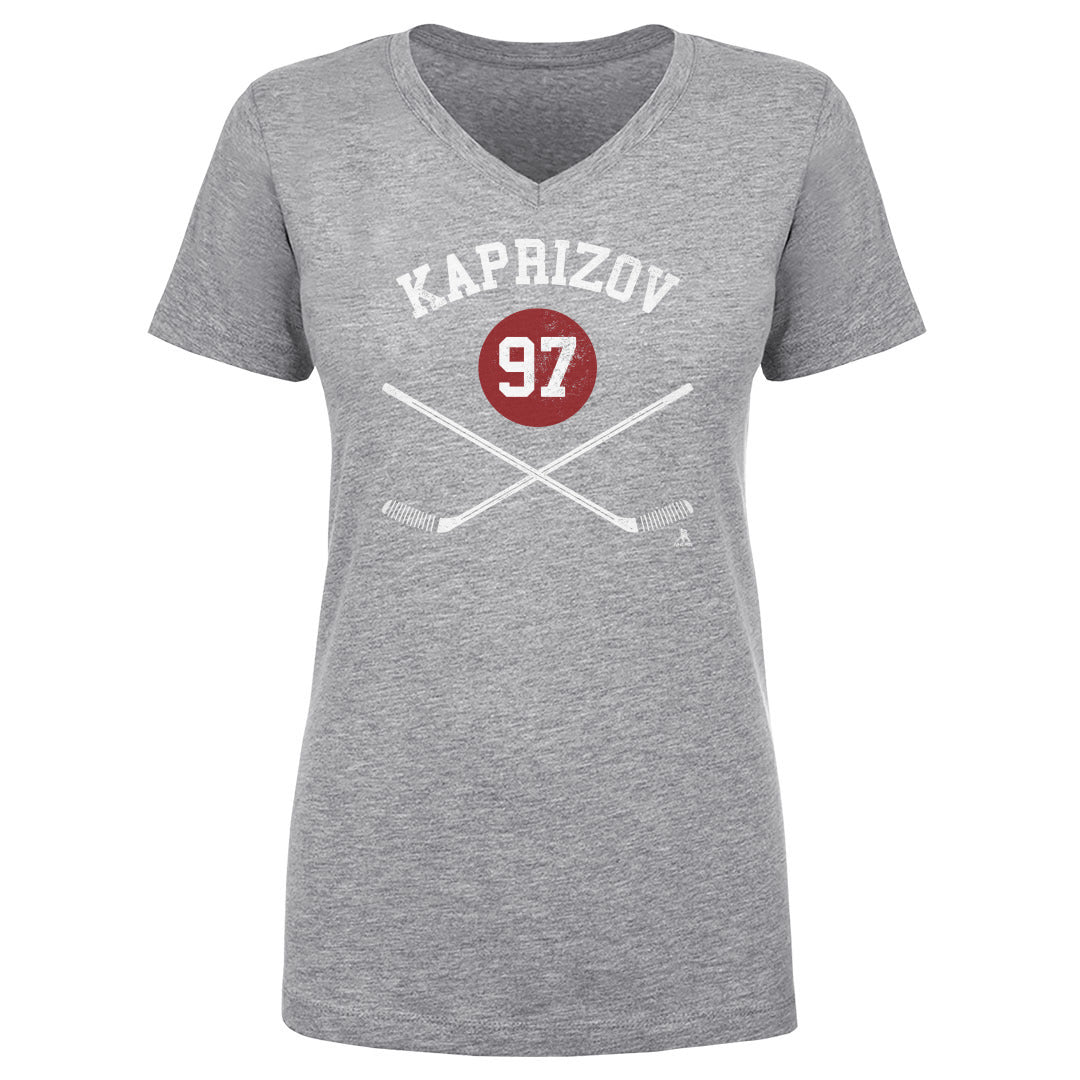 Kirill Kaprizov Women's V-Neck T-Shirt | 500 LEVEL