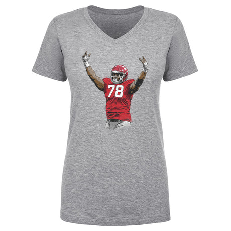 Nazir Stackhouse Women's V-Neck T-Shirt | 500 LEVEL