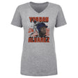 Yordan Alvarez Women's V-Neck T-Shirt | 500 LEVEL
