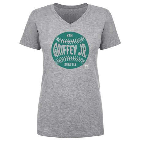 Ken Griffey Jr. Women's V-Neck T-Shirt | 500 LEVEL