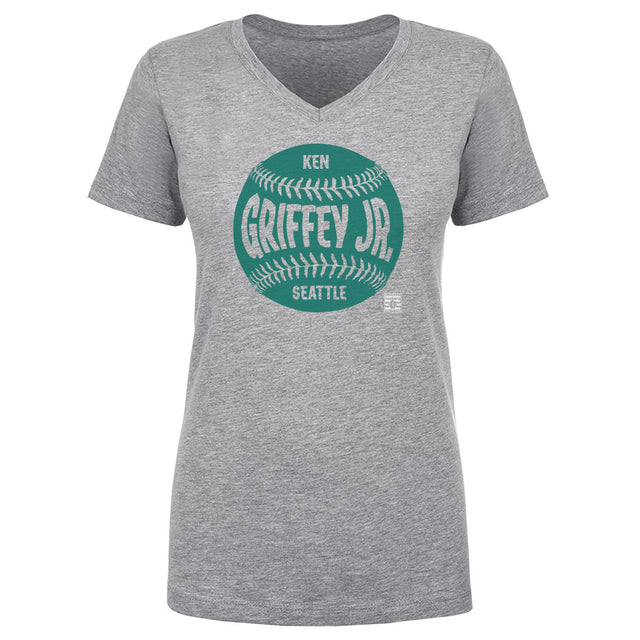 Ken Griffey Jr. Women's V-Neck T-Shirt | 500 LEVEL