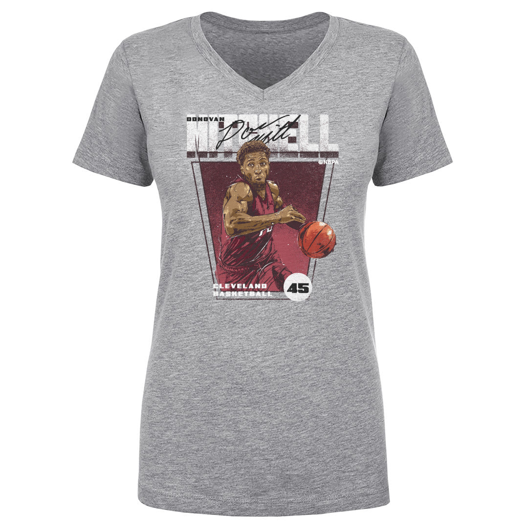 Donovan Mitchell Women's V-Neck T-Shirt | 500 LEVEL
