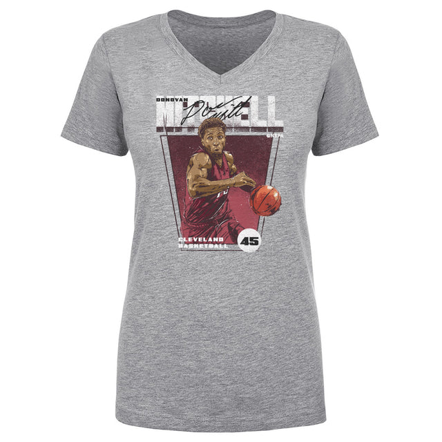 Donovan Mitchell Women's V-Neck T-Shirt | 500 LEVEL