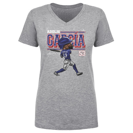 Adolis Garcia Women's V-Neck T-Shirt | 500 LEVEL