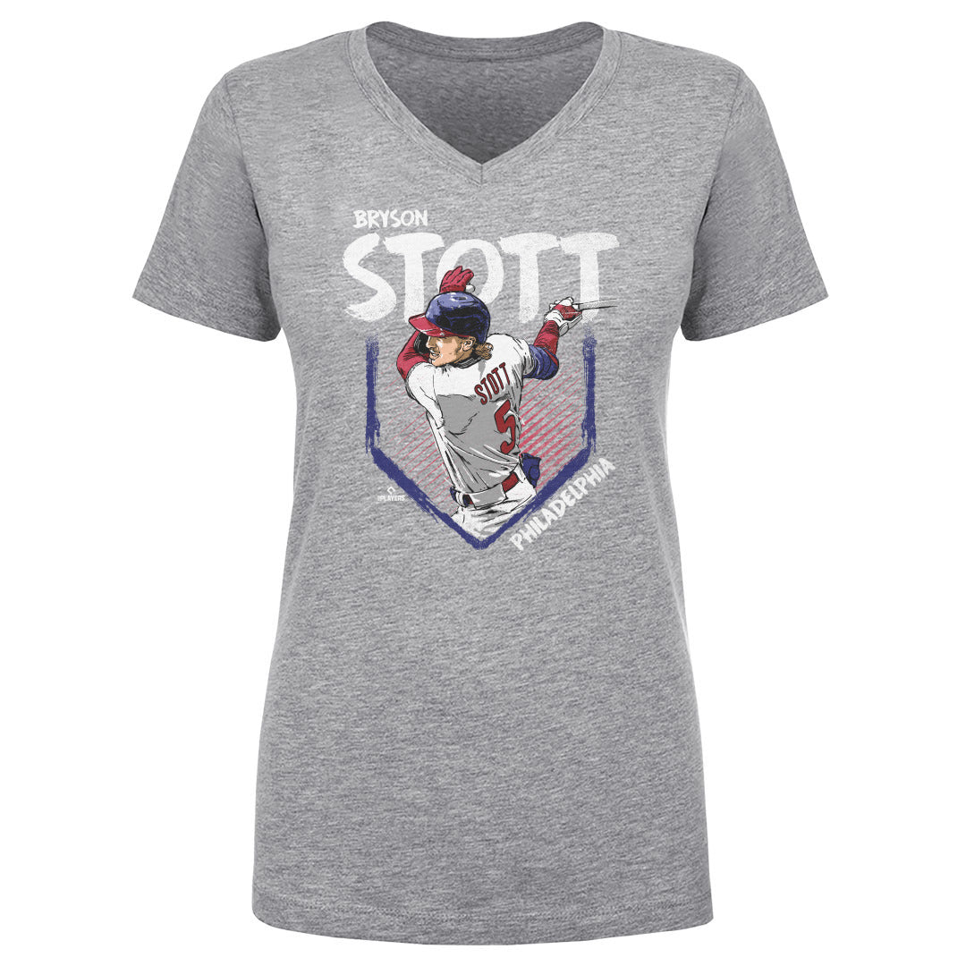 Bryson Stott Women's V-Neck T-Shirt | 500 LEVEL