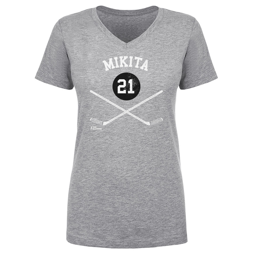 Stan Mikita Women's V-Neck T-Shirt | 500 LEVEL