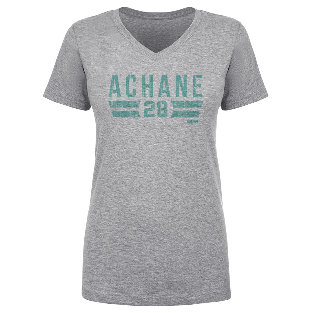De'Von Achane Women's V-Neck T-Shirt | 500 LEVEL