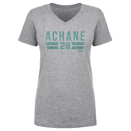 De'Von Achane Women's V-Neck T-Shirt | 500 LEVEL