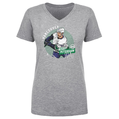 Elias Pettersson Women's V-Neck T-Shirt | 500 LEVEL