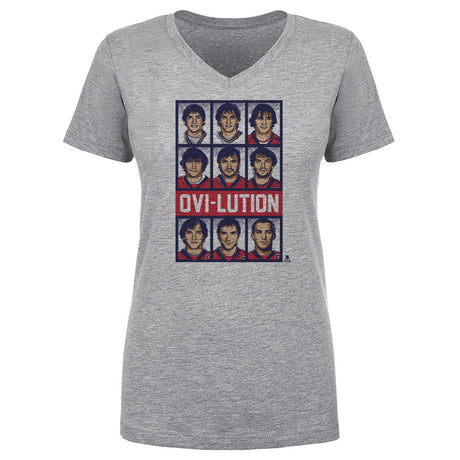 Alex Ovechkin Women's V-Neck T-Shirt | 500 LEVEL