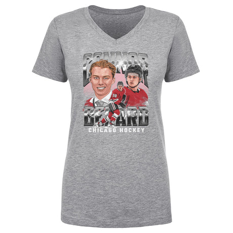 Connor Bedard Women's V-Neck T-Shirt | 500 LEVEL