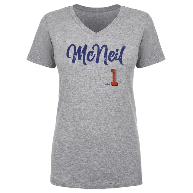 Jeff McNeil Women's V-Neck T-Shirt | 500 LEVEL