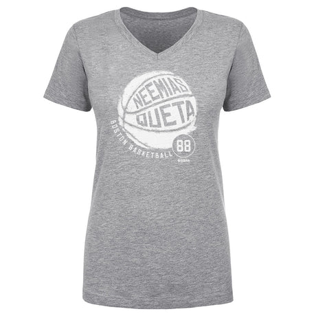 Neemias Queta Women's V-Neck T-Shirt | 500 LEVEL