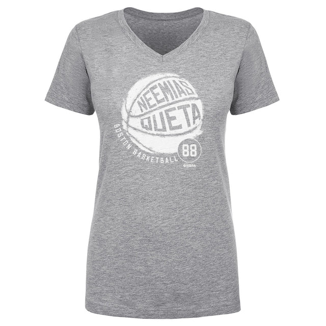 Neemias Queta Women's V-Neck T-Shirt | 500 LEVEL