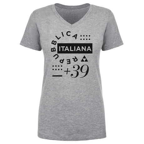 Italy Women's V-Neck T-Shirt | 500 LEVEL