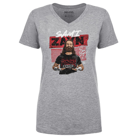 Sami Zayn Women's V-Neck T-Shirt | 500 LEVEL