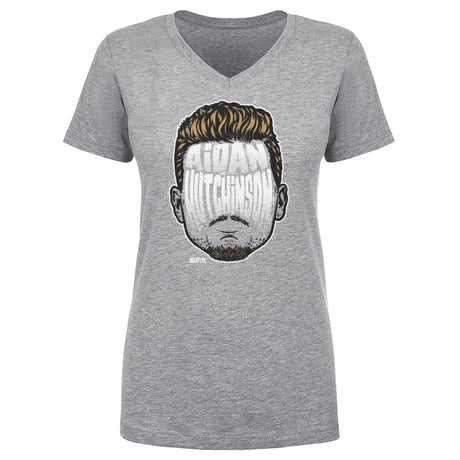 Aidan Hutchinson Women's V-Neck T-Shirt | 500 LEVEL