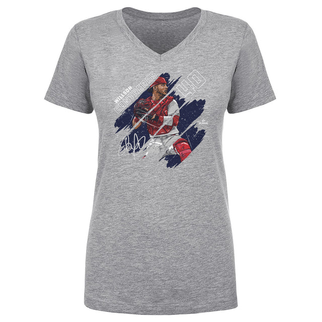 Willson Contreras Women's V-Neck T-Shirt | 500 LEVEL