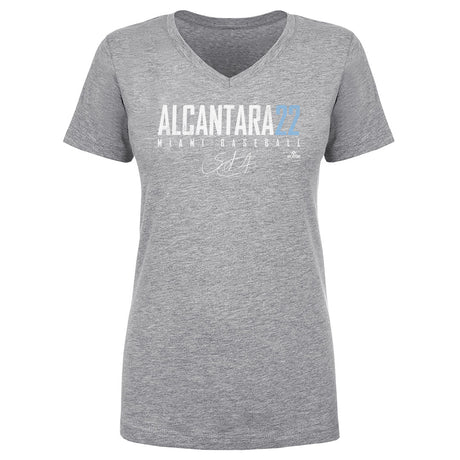 Sandy Alcantara Women's V-Neck T-Shirt | 500 LEVEL