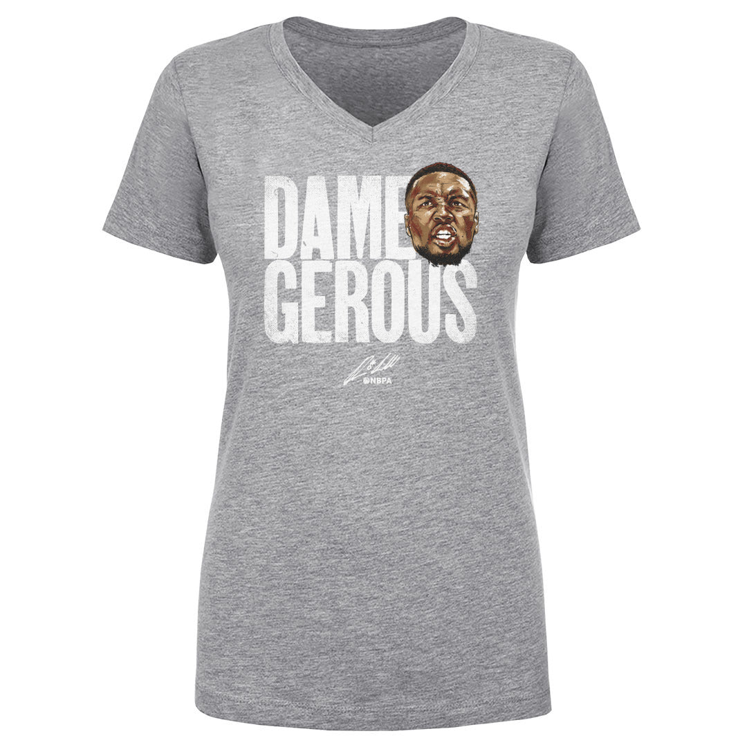 Damian Lillard Women&#39;s V-Neck T-Shirt | 500 LEVEL