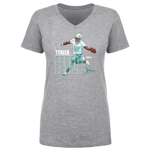 Tyreek Hill Women's V-Neck T-Shirt | 500 LEVEL