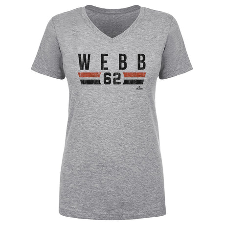 Logan Webb Women's V-Neck T-Shirt | 500 LEVEL