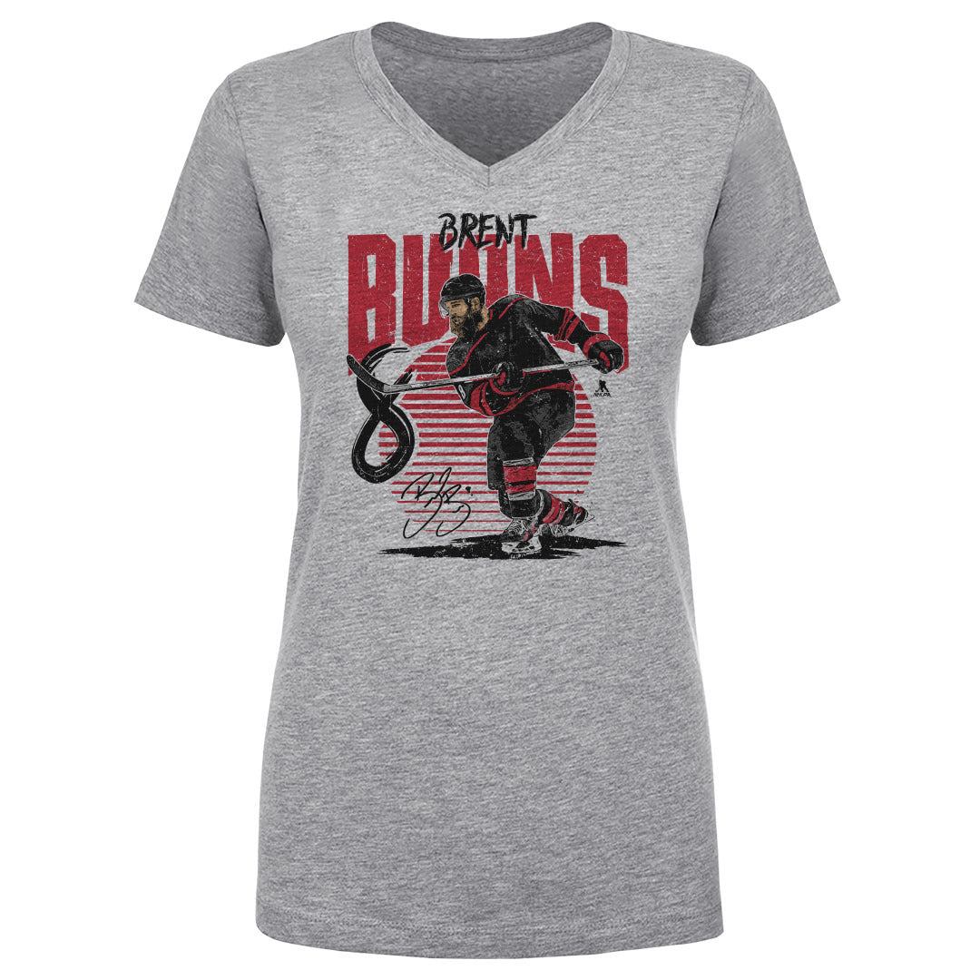 Brent Burns Women&#39;s V-Neck T-Shirt | 500 LEVEL