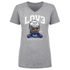 Damar Hamlin Women's V-Neck T-Shirt | 500 LEVEL