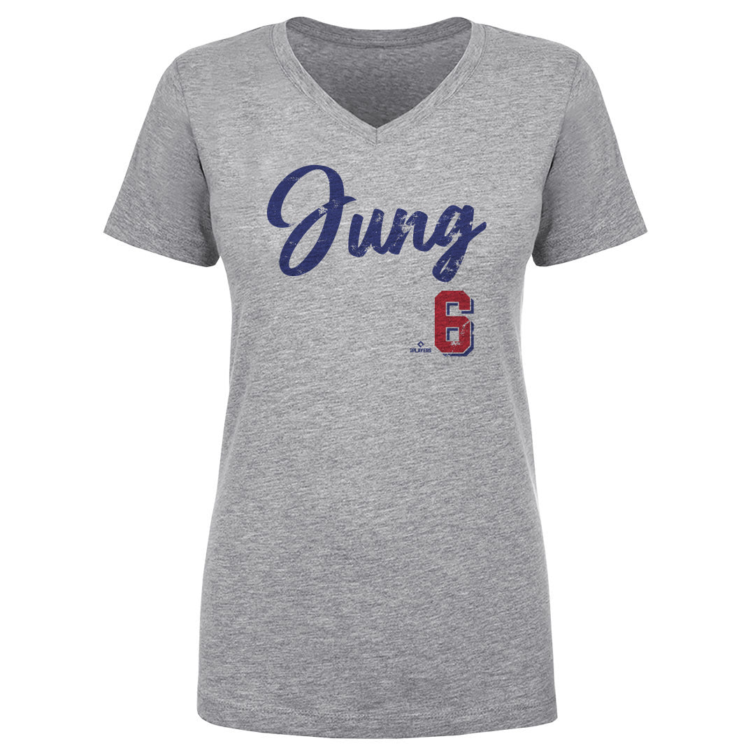 Josh Jung Women&#39;s V-Neck T-Shirt | 500 LEVEL