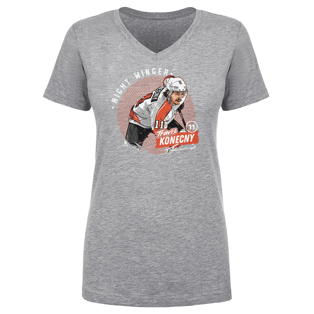 Travis Konecny Women&#39;s V-Neck T-Shirt | 500 LEVEL
