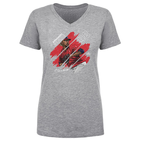 Emmanuel Clase Women's V-Neck T-Shirt | 500 LEVEL