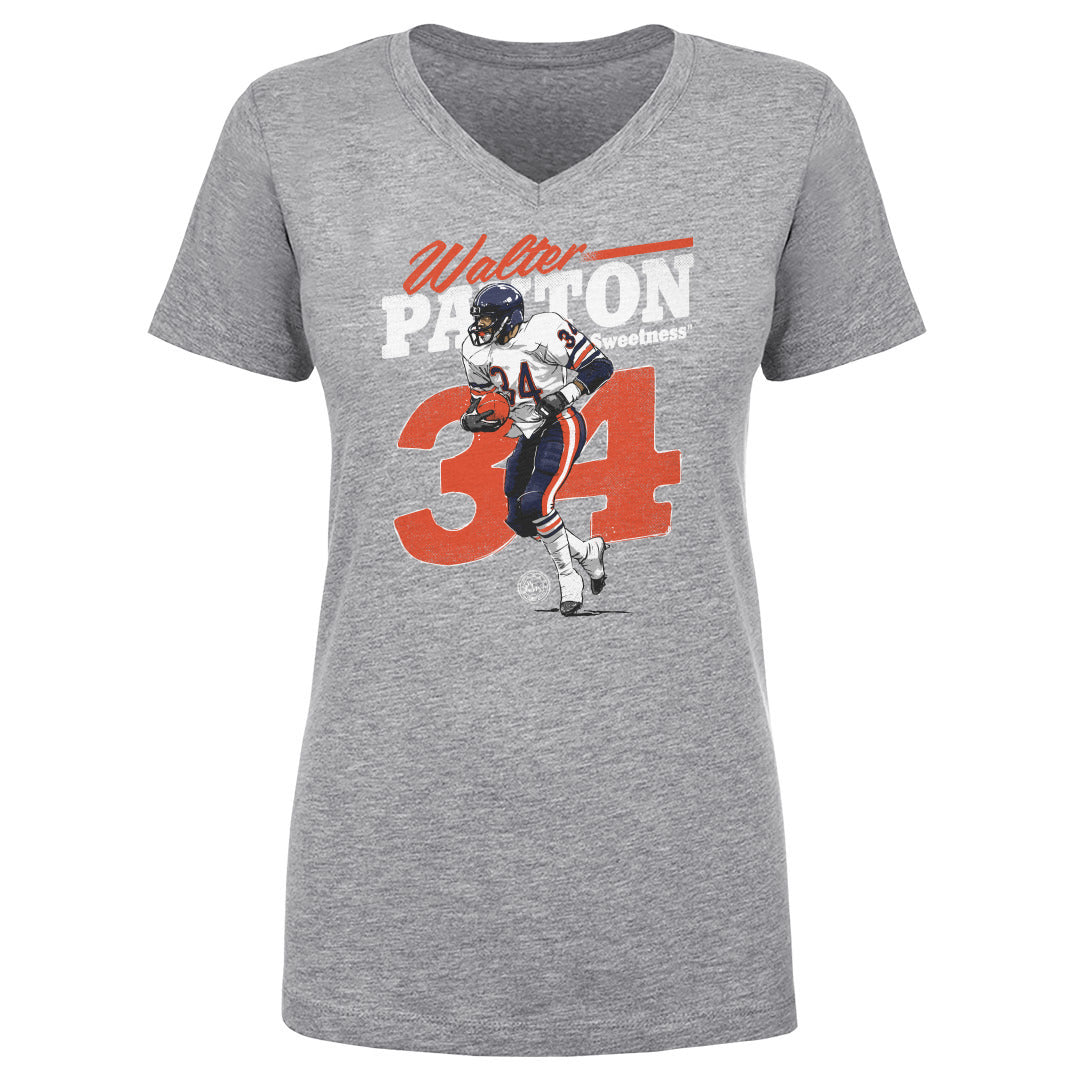 Walter Payton Women's V-Neck T-Shirt | 500 LEVEL