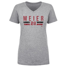 Timo Meier Women's V-Neck T-Shirt | 500 LEVEL