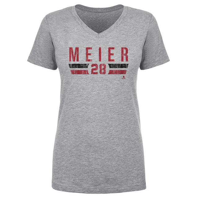 Timo Meier Women's V-Neck T-Shirt | 500 LEVEL