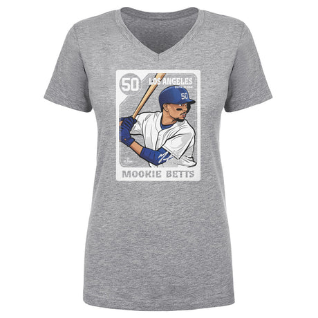 Mookie Betts Women's V-Neck T-Shirt | 500 LEVEL