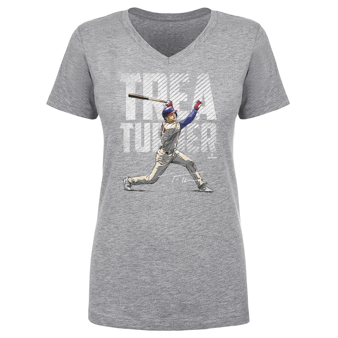 Trea Turner Women's V-Neck T-Shirt | 500 LEVEL