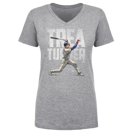Trea Turner Women's V-Neck T-Shirt | 500 LEVEL