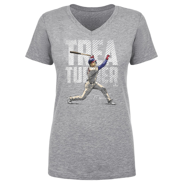 Trea Turner Women's V-Neck T-Shirt | 500 LEVEL
